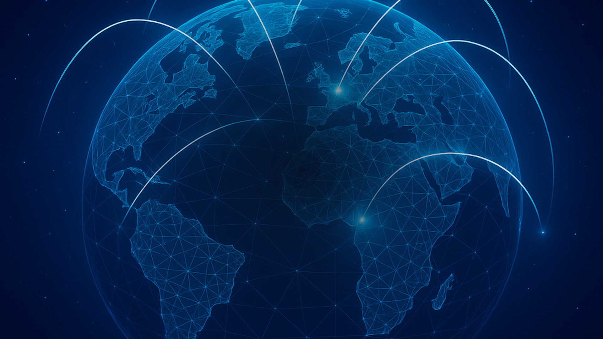 SGTN global network background
